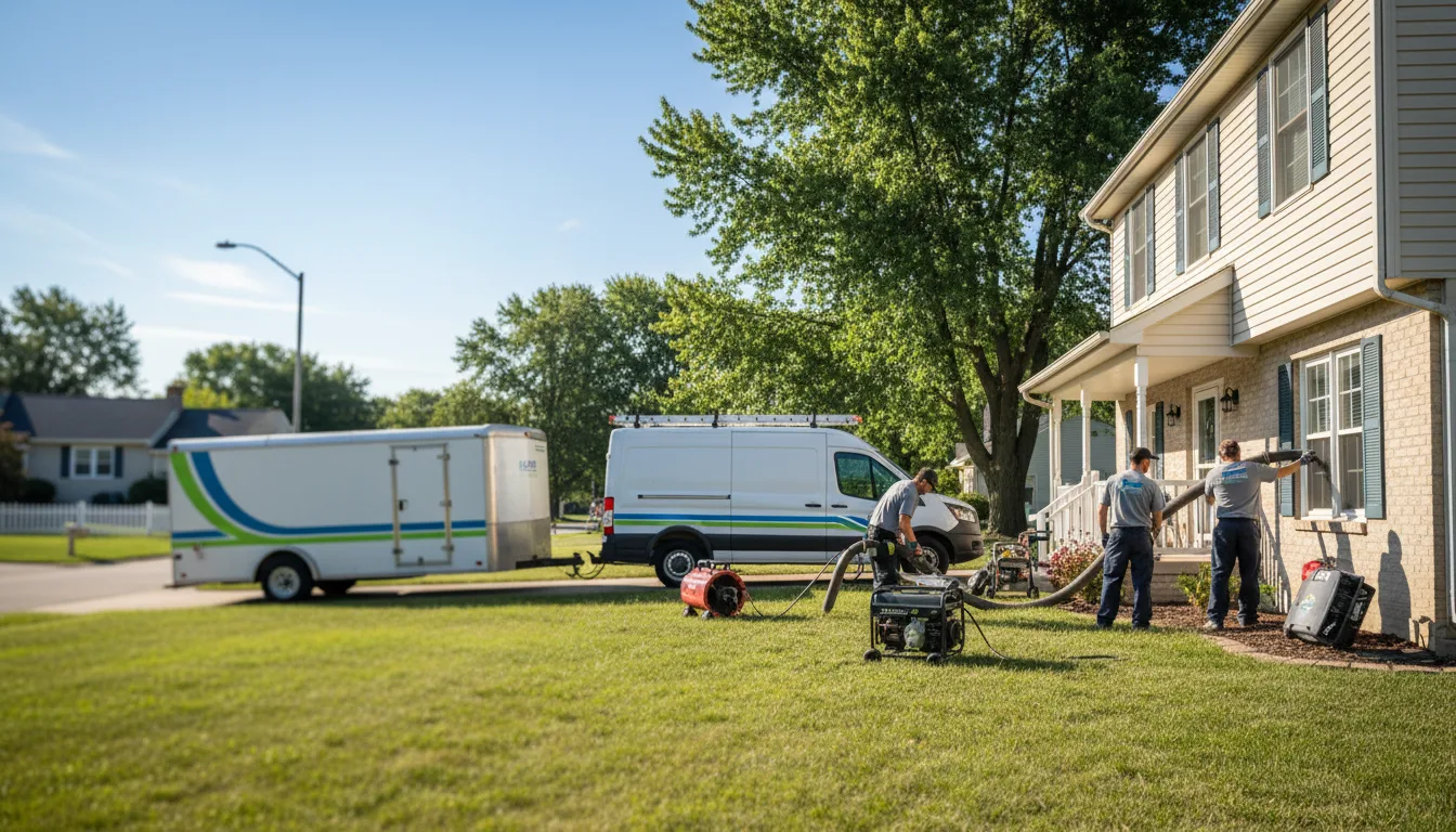 Flooded Basement Restoration And Cleanup With Repair in Madison, MN near me